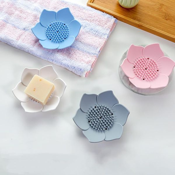 soap dishes 1pcs box silicone drainable petal solid color shelf travel home toilet bathroom sponge tray accessories
soap dishes 1pcs box silicone drainable petal solid color shelf travel home toilet bathroom sponge tray accessories