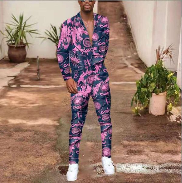 men's tracksuits fashion men sets printed national style hawaiian spring autum casual short sleeve floral shirt beach+trousers two piec, Gray
men's tracksuits fashion men sets printed national style hawaiian spring autum casual short sleeve floral shirt beach+trousers two piec, Gray