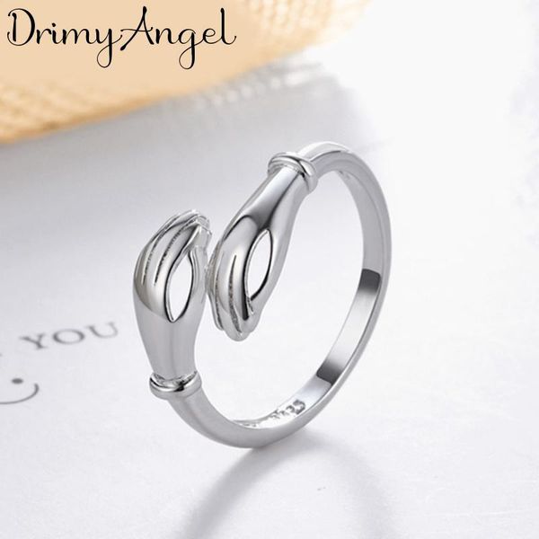 wedding rings charming boho korean open adjustable size hand hug for women ring jewelry valentine's day gift, Slivery;golden
wedding rings charming boho korean open adjustable size hand hug for women ring jewelry valentine's day gift, Slivery;golden