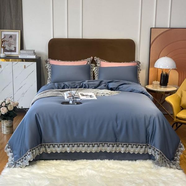bedding sets exquisited french style double side set romantic lace silky duvet cover tencel cool sheet pillowcase king 4 pcs
bedding sets exquisited french style double side set romantic lace silky duvet cover tencel cool sheet pillowcase king 4 pcs