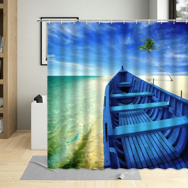 shower curtains blue sky seaside beach wooden boat landscape bathroom decor dusk ship curtain polyester fabric with 12 hooks
shower curtains blue sky seaside beach wooden boat landscape bathroom decor dusk ship curtain polyester fabric with 12 hooks