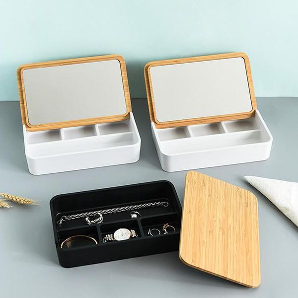 bathroom storage & organization cosmetic box makeup mirror jewelry bamboo cover compartment organizer beauty
bathroom storage & organization cosmetic box makeup mirror jewelry bamboo cover compartment organizer beauty