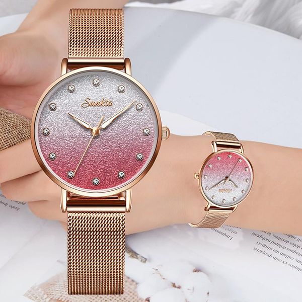 wristwatches sunkta women watches waterproof watch fashion ladies stainless steel ultra-thin casual wrist quartz clock, Slivery;brown
wristwatches sunkta women watches waterproof watch fashion ladies stainless steel ultra-thin casual wrist quartz clock, Slivery;brown