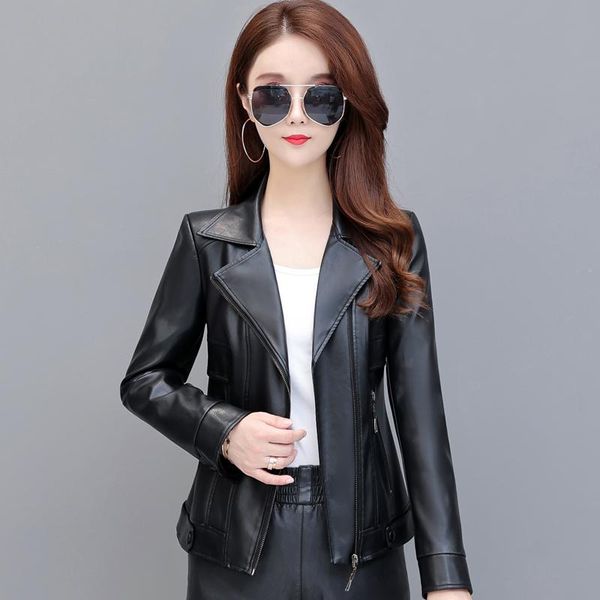women's leather & faux plus size 4xl pu women coat 2021 autumn jacket short slim spring motorcycle female clothing black
women's leather & faux plus size 4xl pu women coat 2021 autumn jacket short slim spring motorcycle female clothing black