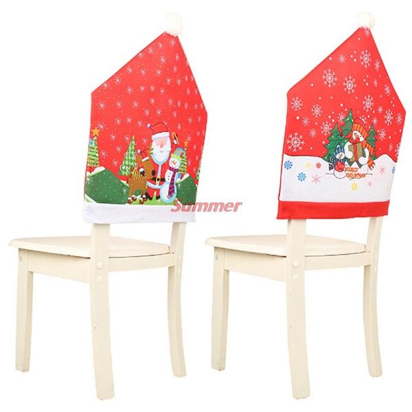 christmas decoration santa claus red hat chair back cover for home party holiday dinner table decor covers
christmas decoration santa claus red hat chair back cover for home party holiday dinner table decor covers