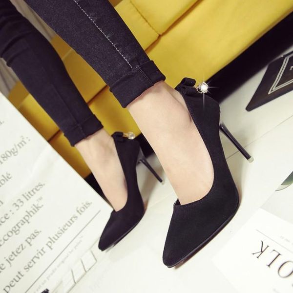 dress shoes europe and the united states pointed shallow mouth stiletto high heels female nightclub work women's, Black
dress shoes europe and the united states pointed shallow mouth stiletto high heels female nightclub work women's, Black