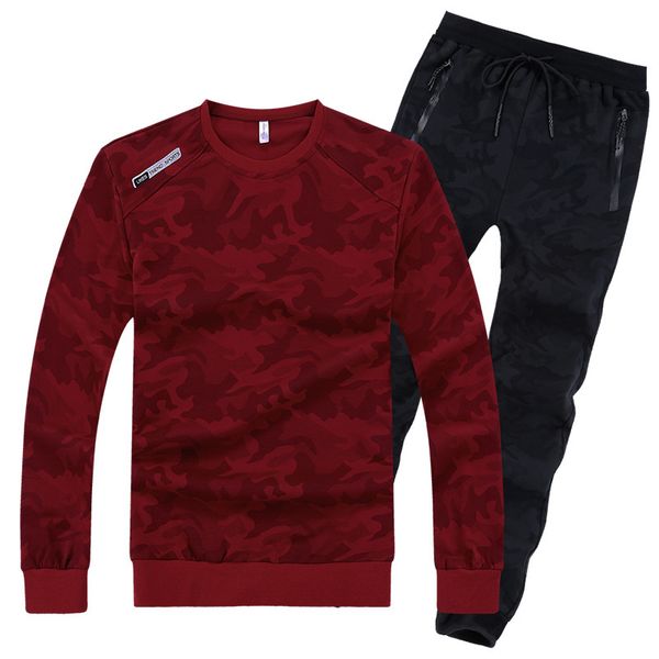 men's tracksuits moda primavera outono masculino terno esportivo moletom + calça 2 peça conjunto camuflagem de treino para roupas mascu, Gray
men's tracksuits moda primavera outono masculino terno esportivo moletom + calça 2 peça conjunto camuflagem de treino para roupas mascu, Gray