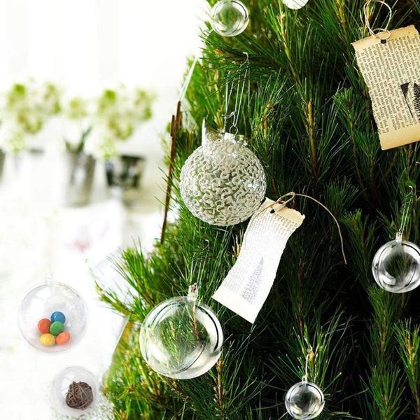 party decoration 2021 10pcs 4/5/6/8cm transparent ball open plastic clear bauble ornament christmas hanging pendant gift package supplies
party decoration 2021 10pcs 4/5/6/8cm transparent ball open plastic clear bauble ornament christmas hanging pendant gift package supplies