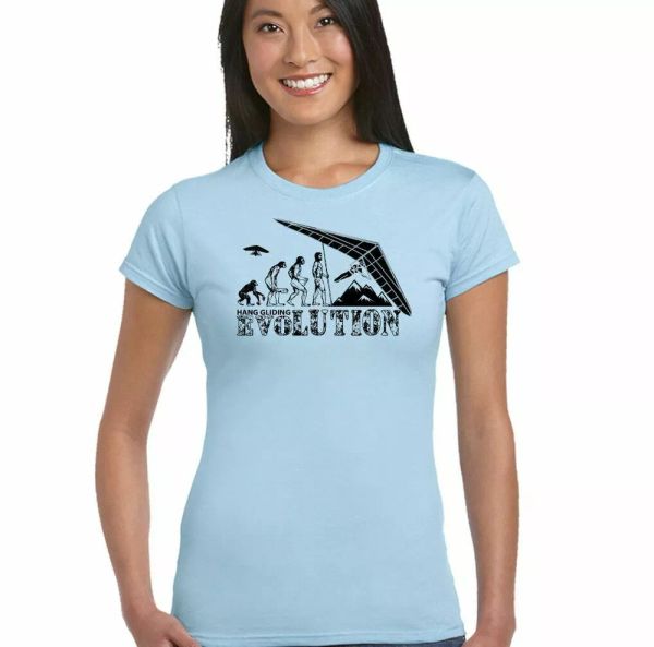 Hang Gliding Evolution Womens Funny T-Shirt Hang Glider Paraglider Paragliding, Mainly pictures
Hang Gliding Evolution Womens Funny T-Shirt Hang Glider Paraglider Paragliding, Mainly pictures