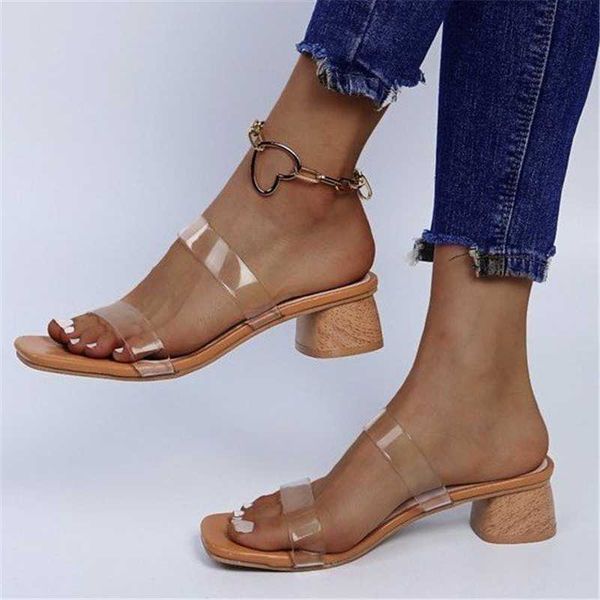 summer high heels woman transparent belt non-slip sandals ladies square toe lightweight beach slippers zapatillas de mujer, Black
summer high heels woman transparent belt non-slip sandals ladies square toe lightweight beach slippers zapatillas de mujer, Black