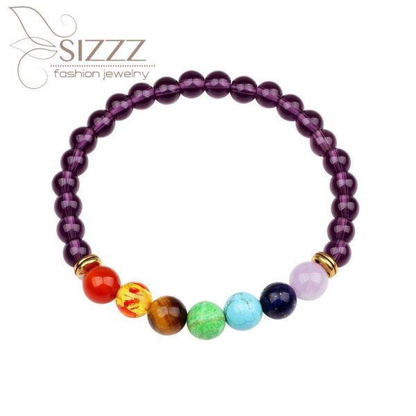 charm bracelets 2021 european and american round colorful beaded purple stone bracelet&bangles for women, Golden;silver
charm bracelets 2021 european and american round colorful beaded purple stone bracelet&bangles for women, Golden;silver