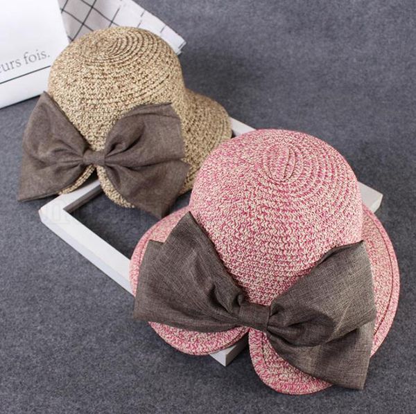 parent-child mom kids straw hat 3 colors women girls bow sun hat outdoor beach caps ooa-6964, Blue;gray
parent-child mom kids straw hat 3 colors women girls bow sun hat outdoor beach caps ooa-6964, Blue;gray