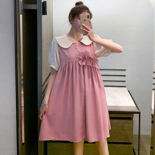 maternity dresses 7000# clothes summer short sleeves false two piece dress cotton sweet loose pregnant women pregnancy, White
maternity dresses 7000# clothes summer short sleeves false two piece dress cotton sweet loose pregnant women pregnancy, White