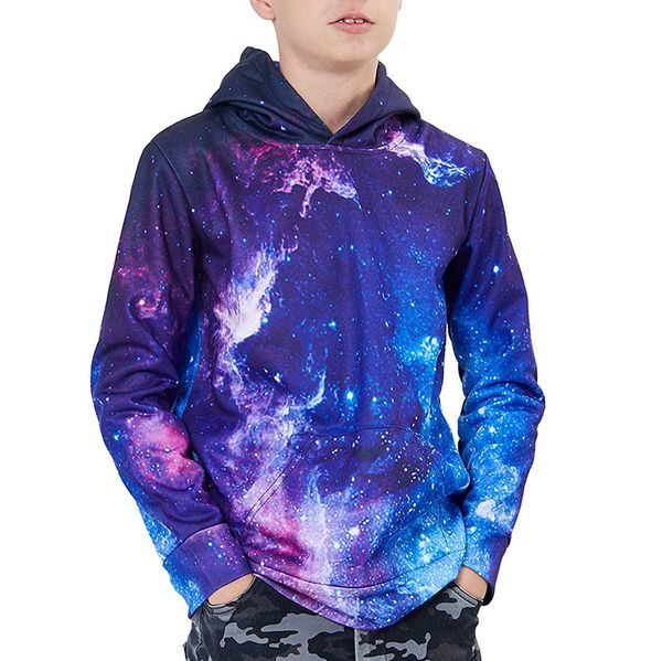 purple cloud pattern comfortable novelty hoodie boys and girls 3d printing pullover hooded sweater with pocket 100-160, Black
purple cloud pattern comfortable novelty hoodie boys and girls 3d printing pullover hooded sweater with pocket 100-160, Black