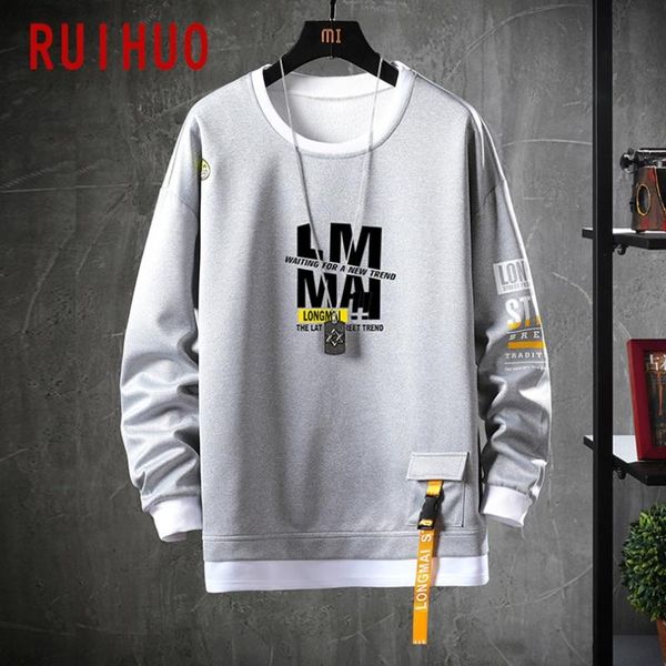 men's hoodies & sweatshirts ruihuo print casual sweatshirt men clothing harajuku japan style streetwear m-4xl 2021 arrivals, Black
men's hoodies & sweatshirts ruihuo print casual sweatshirt men clothing harajuku japan style streetwear m-4xl 2021 arrivals, Black