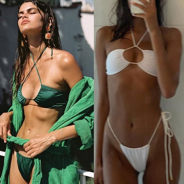 folds bikini 2021 swimsuit push up set bathing suit women swimwear solid color s biquini beachwear swimsuits, White;black
folds bikini 2021 swimsuit push up set bathing suit women swimwear solid color s biquini beachwear swimsuits, White;black