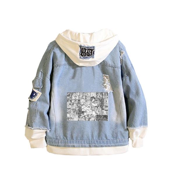 the promised neverland anime jeans jackets ray norman cartoon denim hoodies streetwear plus size sweatshirt couple coats women's, Black;brown
the promised neverland anime jeans jackets ray norman cartoon denim hoodies streetwear plus size sweatshirt couple coats women's, Black;brown
