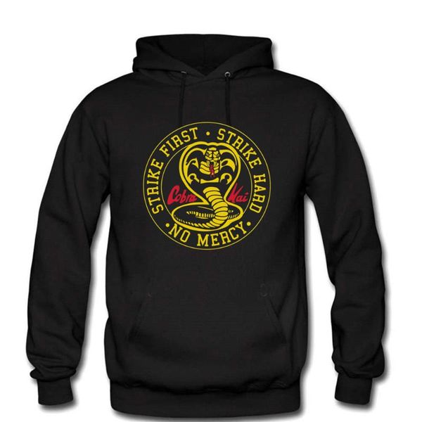 men's hoodies & sweatshirts 100% cotton kai no mercy strike first hard 80s karate kid men casual hooded hip hop sweatshirt streetwear, Black
men's hoodies & sweatshirts 100% cotton kai no mercy strike first hard 80s karate kid men casual hooded hip hop sweatshirt streetwear, Black