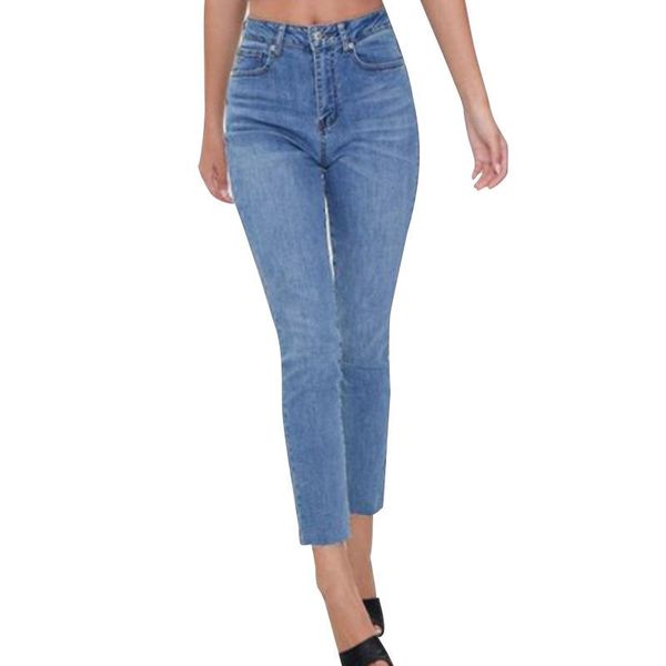 women's jeans retro women clothing washed high waist stretch cotton pencil pants mom female, Blue
women's jeans retro women clothing washed high waist stretch cotton pencil pants mom female, Blue