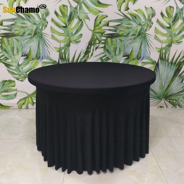 table cloth 10pcs ruffled round spandex cover stretch tablecloth for wedding event decoration
table cloth 10pcs ruffled round spandex cover stretch tablecloth for wedding event decoration