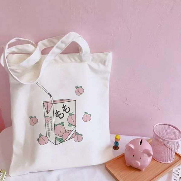 evening bags japanese ins pink peach drink kawaii print canvas bag harajuku casual shopping vogue chic large capacity women
evening bags japanese ins pink peach drink kawaii print canvas bag harajuku casual shopping vogue chic large capacity women