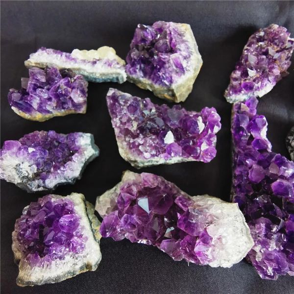 natural brazil amethyst geode cluster purple quartz stone crystal healing for gits decorative objects & figurines
natural brazil amethyst geode cluster purple quartz stone crystal healing for gits decorative objects & figurines