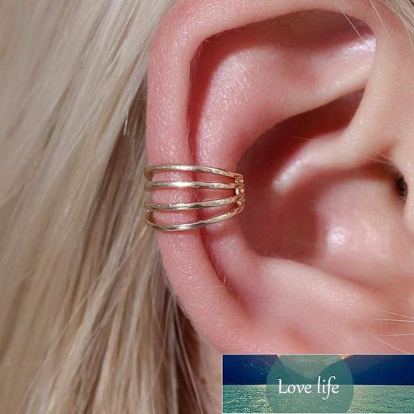 geometric clip earrings 4-layer line clip earrings for women earing without hole jewelry fake earring single ear clip earings factory price, Silver
geometric clip earrings 4-layer line clip earrings for women earing without hole jewelry fake earring single ear clip earings factory price, Silver