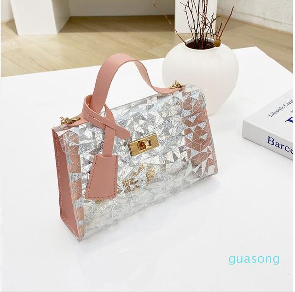ladies one shoulder clear small square bag with personalized cover lock printed mobile phone bag
ladies one shoulder clear small square bag with personalized cover lock printed mobile phone bag