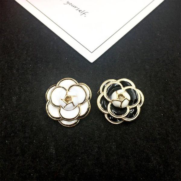 pins, brooches donia jewelry fashion retro black and white camellia brooch pin personality enamel flower coat accessories, Gray
pins, brooches donia jewelry fashion retro black and white camellia brooch pin personality enamel flower coat accessories, Gray