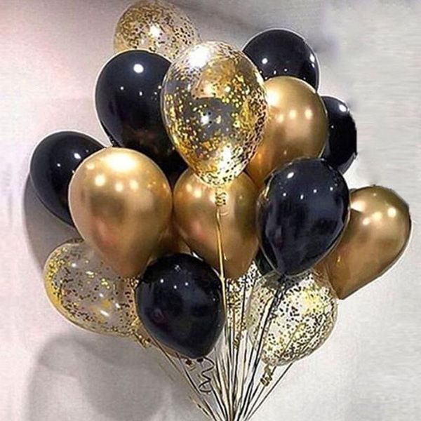 party decoration 15pcs gold and black metal latex balloons birthday agate decorations kids air balls helium globos wedding decor toy
party decoration 15pcs gold and black metal latex balloons birthday agate decorations kids air balls helium globos wedding decor toy