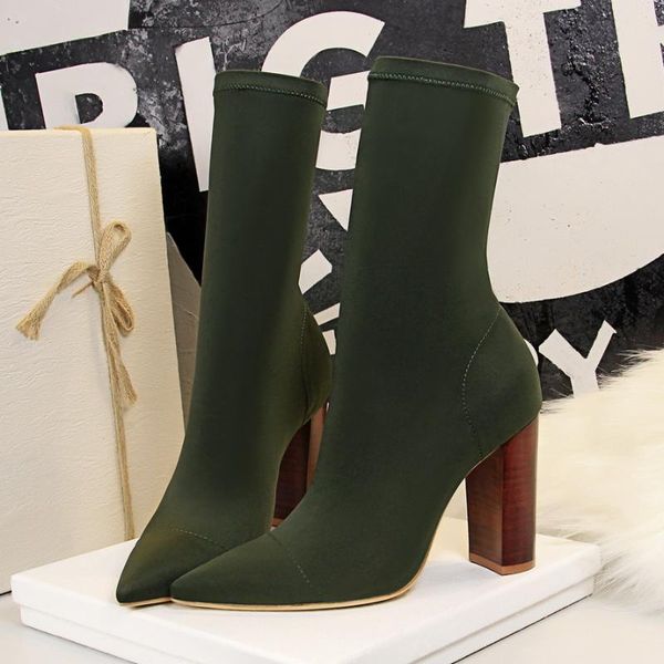 boots 2021 socks fashion ankle for women balck pointed toe elastic heels shoes fetish autumn winter female, Black
boots 2021 socks fashion ankle for women balck pointed toe elastic heels shoes fetish autumn winter female, Black