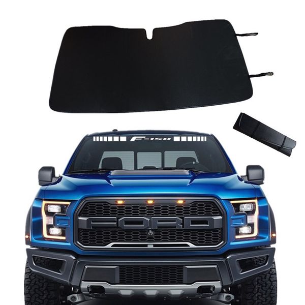 new windshield sunshade shade cover for ford f150 2015-2019 raptor sun visor anti-uv protector aluminum foil car accessories
new windshield sunshade shade cover for ford f150 2015-2019 raptor sun visor anti-uv protector aluminum foil car accessories