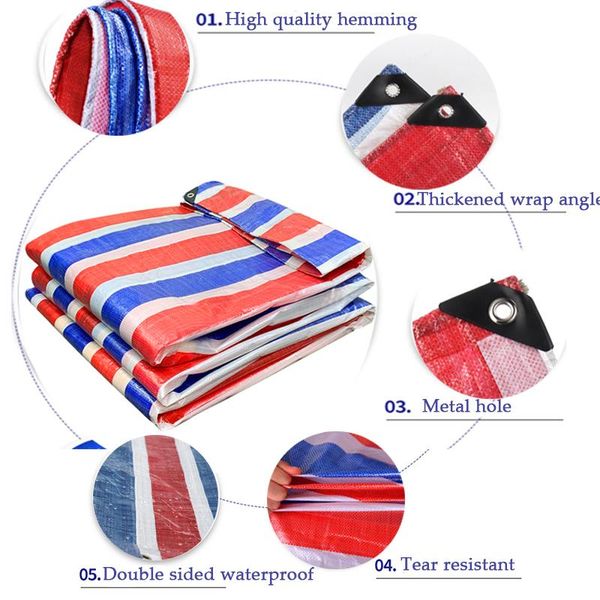 tarpaulin outdoor stripe garden plants rainproof cloth tear-resistant greenhouse car tarp sheet tent cover shade
tarpaulin outdoor stripe garden plants rainproof cloth tear-resistant greenhouse car tarp sheet tent cover shade