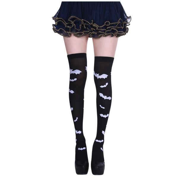 socks & hosiery women printing stockings halloween holiday party dress up costume props cosplay over-the-knee calcetines mujer, Black;white
socks & hosiery women printing stockings halloween holiday party dress up costume props cosplay over-the-knee calcetines mujer, Black;white