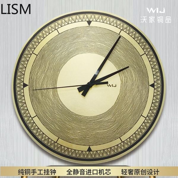 round wall clock vintage retro antique living room modern design art pure copper creative golden simplicity horloge clocks
round wall clock vintage retro antique living room modern design art pure copper creative golden simplicity horloge clocks