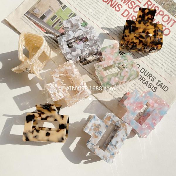 hair clips japan and south korea acetate plate catch clip girl temperament hairpin simple geometric disc accessories
hair clips japan and south korea acetate plate catch clip girl temperament hairpin simple geometric disc accessories