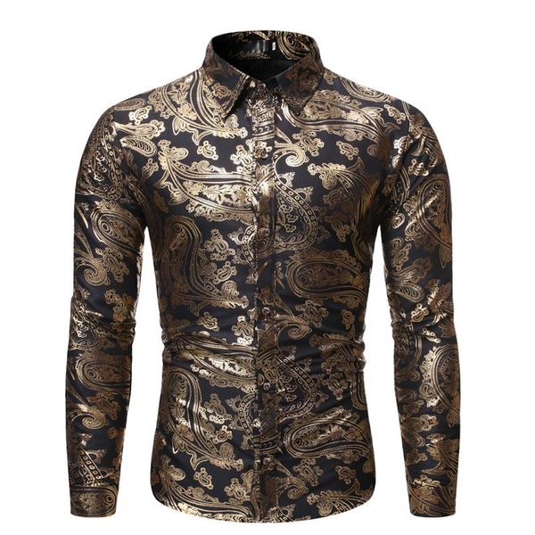 men's casual shirts black paisley floral shirt men 2021 autumn slim fit mens dress camisa hombre business party wedding male, White;black
men's casual shirts black paisley floral shirt men 2021 autumn slim fit mens dress camisa hombre business party wedding male, White;black