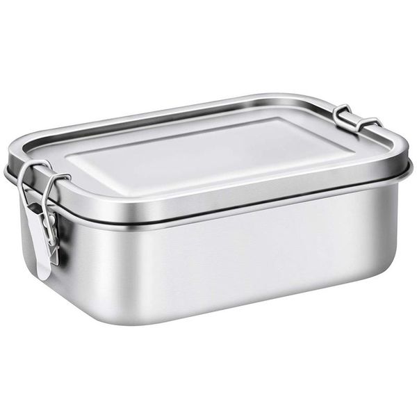 stainless steel lunch container with lock clips and leakproof design, 800ml bento boxes for kids or adults- dinnerware sets
stainless steel lunch container with lock clips and leakproof design, 800ml bento boxes for kids or adults- dinnerware sets