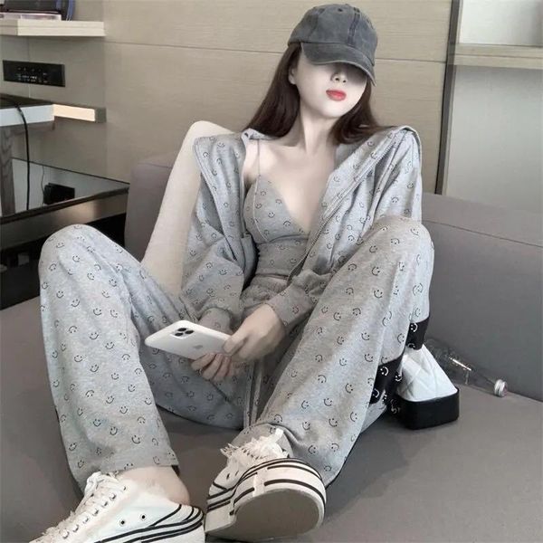 women's pants & capris fall three-piece sets trend temperament western jacket and wide-leg sports harajuku suits indie y2k casual, Black;white
women's pants & capris fall three-piece sets trend temperament western jacket and wide-leg sports harajuku suits indie y2k casual, Black;white