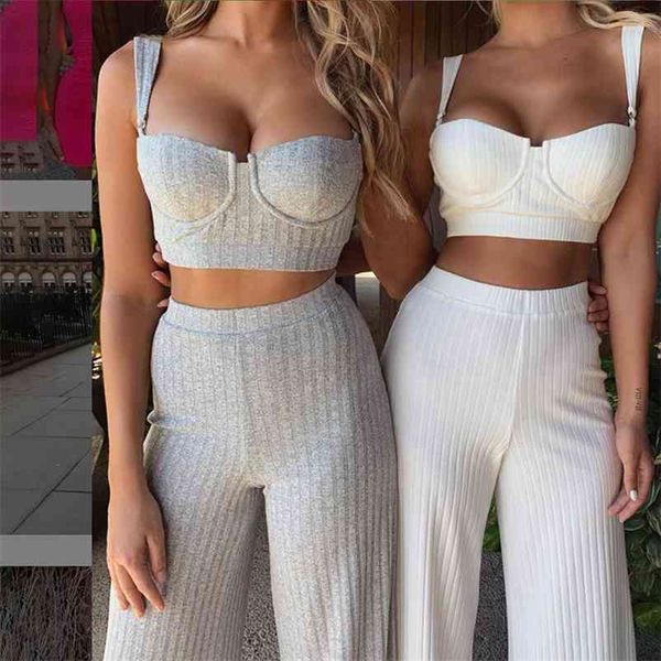 newasia garden casual 2 piece set women push up bralet and long wide leg pants matching sets ribbed two piece set white 210413
newasia garden casual 2 piece set women push up bralet and long wide leg pants matching sets ribbed two piece set white 210413