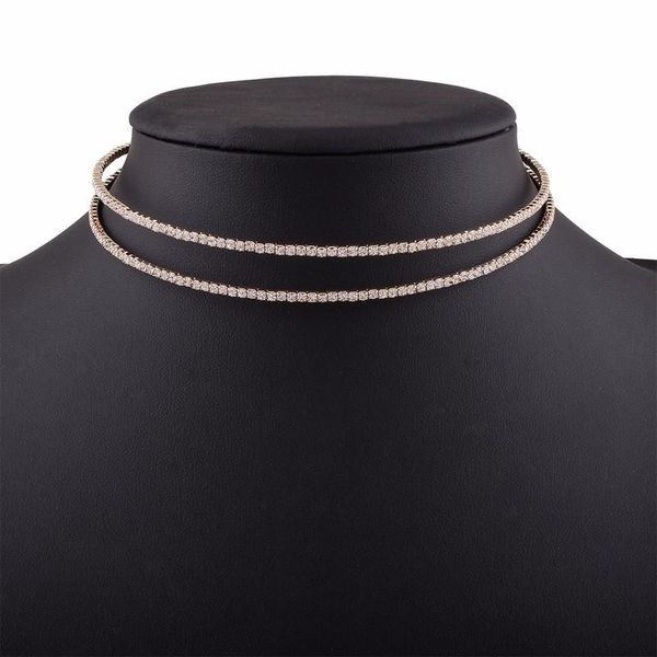 chokers simple temperament jewelry trendy gold/silver round circle double layer choker necklace fine, Golden;silver
chokers simple temperament jewelry trendy gold/silver round circle double layer choker necklace fine, Golden;silver