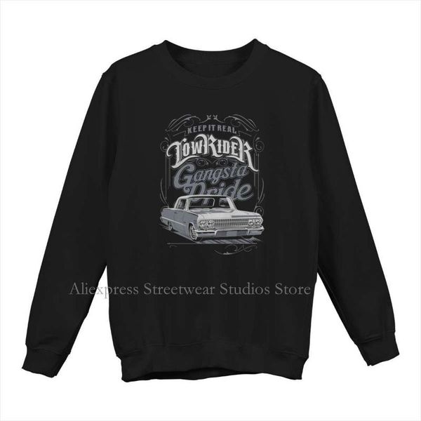 men's hoodies & sweatshirts lowrider long sleeve sweater classic man t-shirts fashion large o-neck streetwear, Black
men's hoodies & sweatshirts lowrider long sleeve sweater classic man t-shirts fashion large o-neck streetwear, Black