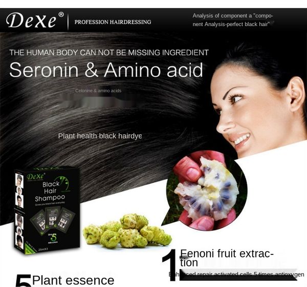 dexe plant yixihei hair dye hair dye covering gray hair white to black shampoo black dyescouts
dexe plant yixihei hair dye hair dye covering gray hair white to black shampoo black dyescouts