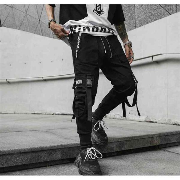 spring hip hop joggers men black harem pants multi-pocket ribbons man sweatpants streetwear casual mens pant 210723
spring hip hop joggers men black harem pants multi-pocket ribbons man sweatpants streetwear casual mens pant 210723