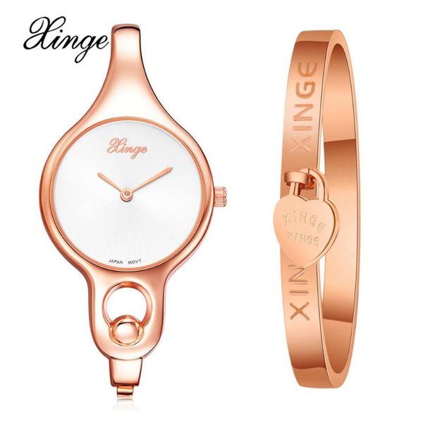 wristwatches xinge brand stainless steel watch women watches wristwatch set trend suit simple small and exquisite waterproof, Slivery;brown
wristwatches xinge brand stainless steel watch women watches wristwatch set trend suit simple small and exquisite waterproof, Slivery;brown