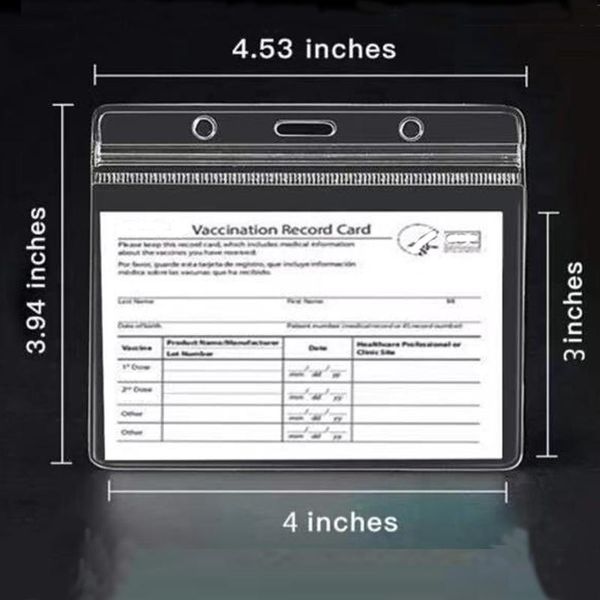 card holders sealed transparent vaccination 4 x 3 inch waterproof certificate protective cover, Brown;gray
card holders sealed transparent vaccination 4 x 3 inch waterproof certificate protective cover, Brown;gray