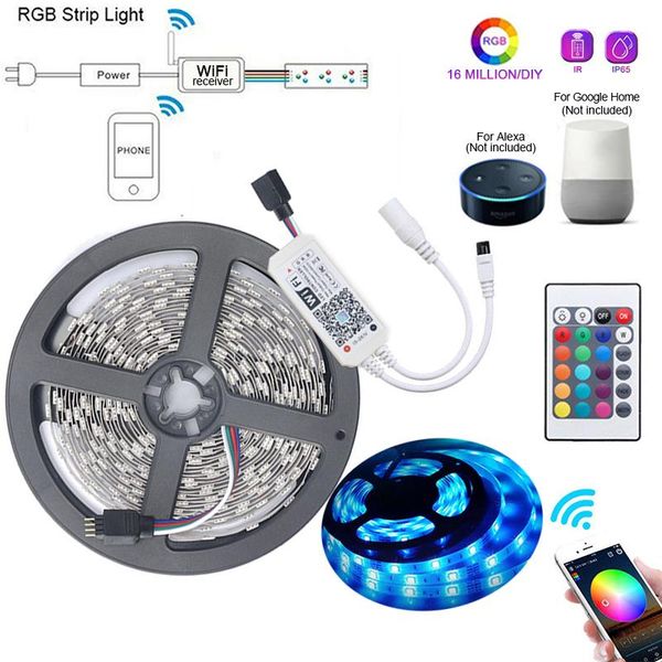 strips 5m/10m/15m rgb led strip light smd flexible tape wifi smart app control work with alexa google for home tv deskbacklight
strips 5m/10m/15m rgb led strip light smd flexible tape wifi smart app control work with alexa google for home tv deskbacklight