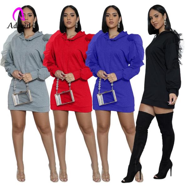 plain color hooded dress high waist drawstring hoodie ruffle tshirt dresses women 2021 autumn slim package hip mesh mini-dress casual, Black;gray
plain color hooded dress high waist drawstring hoodie ruffle tshirt dresses women 2021 autumn slim package hip mesh mini-dress casual, Black;gray