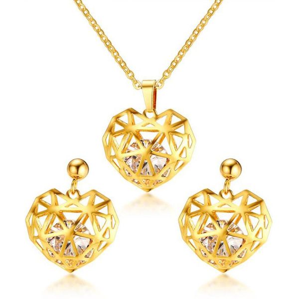 earrings & necklace fashion golden jewelry sets classic hollow hearted stud earring for women js001, Silver
earrings & necklace fashion golden jewelry sets classic hollow hearted stud earring for women js001, Silver