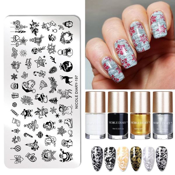 nail polish nicole dairy stamping set peel off protective art plate stamp oil white night series
nail polish nicole dairy stamping set peel off protective art plate stamp oil white night series